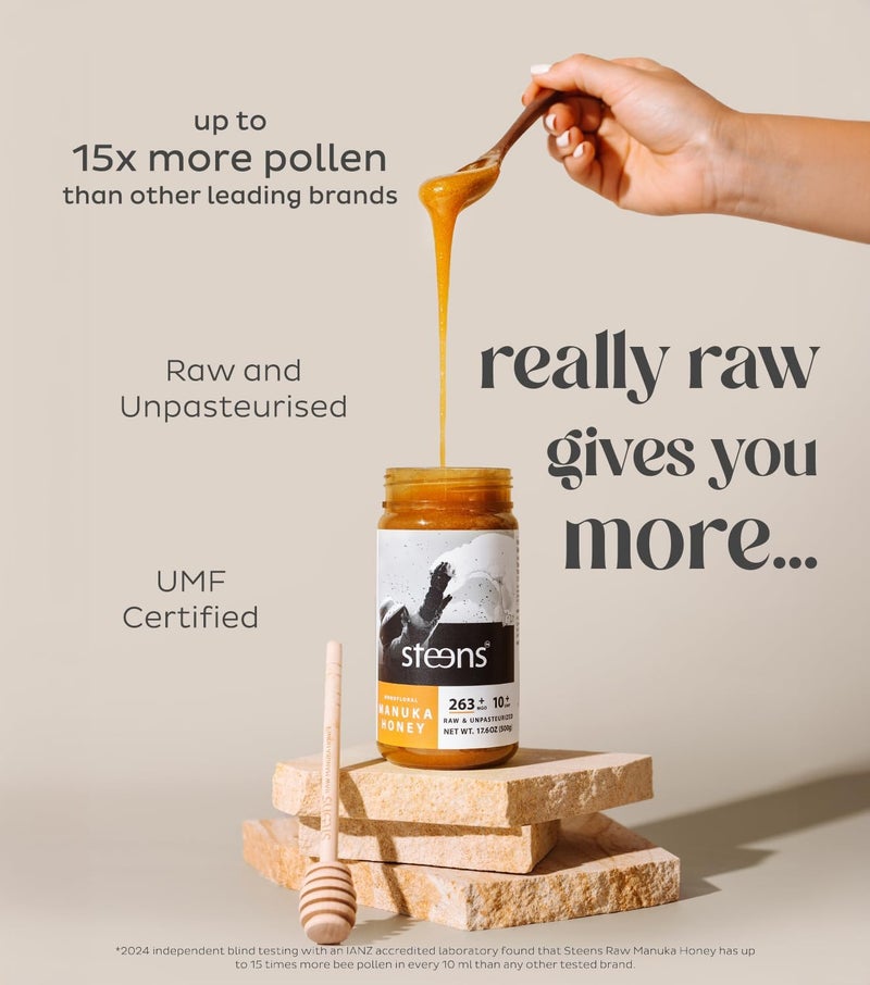 Steens 10+ Active Manuka Honey 500g - Image 2
